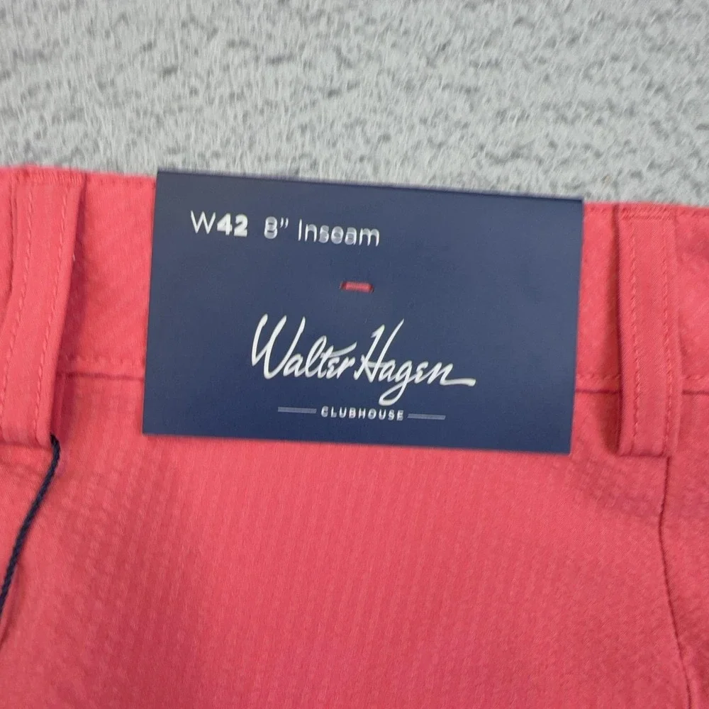 Walter Hagen Clubhouse Mens 42 Pink Seersucker 8